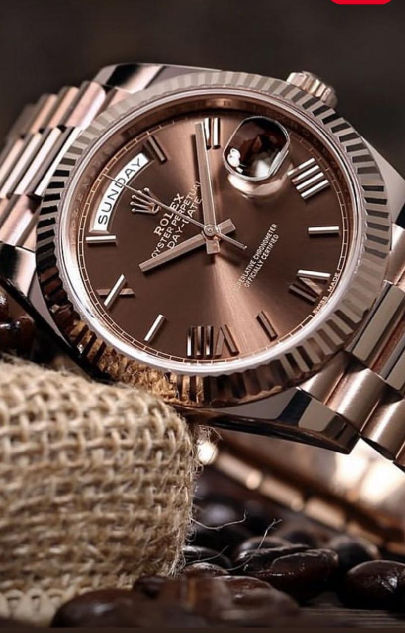 Rose Gold Quartz Men's Watch