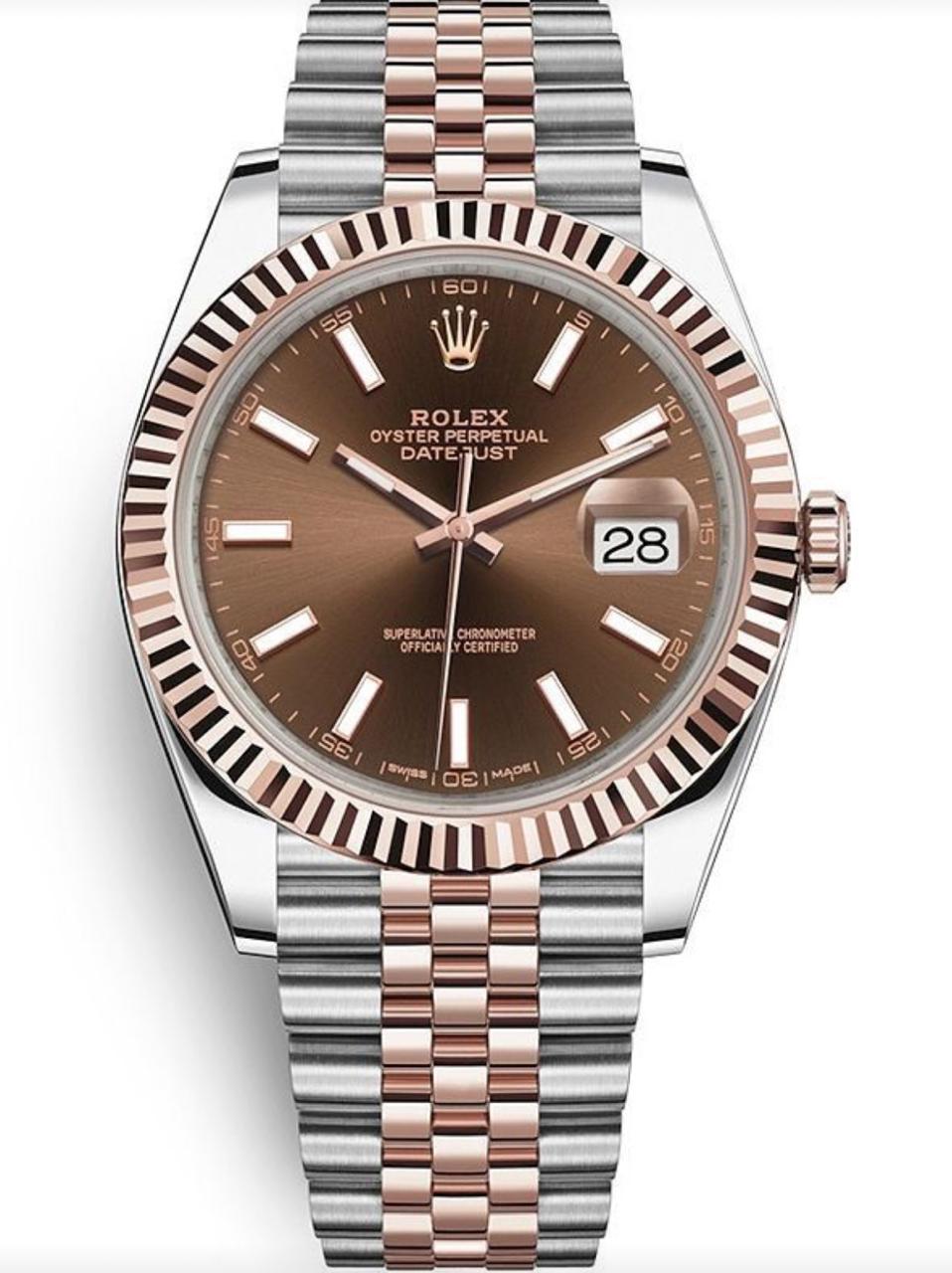 Silver Chocolate Quartz Men's Watch