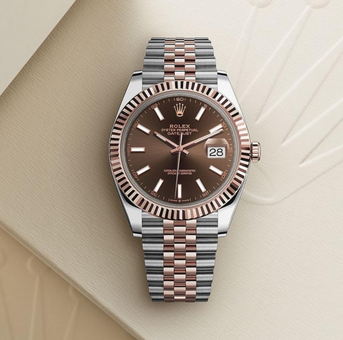 Silver Chocolate Quartz Men's Watch