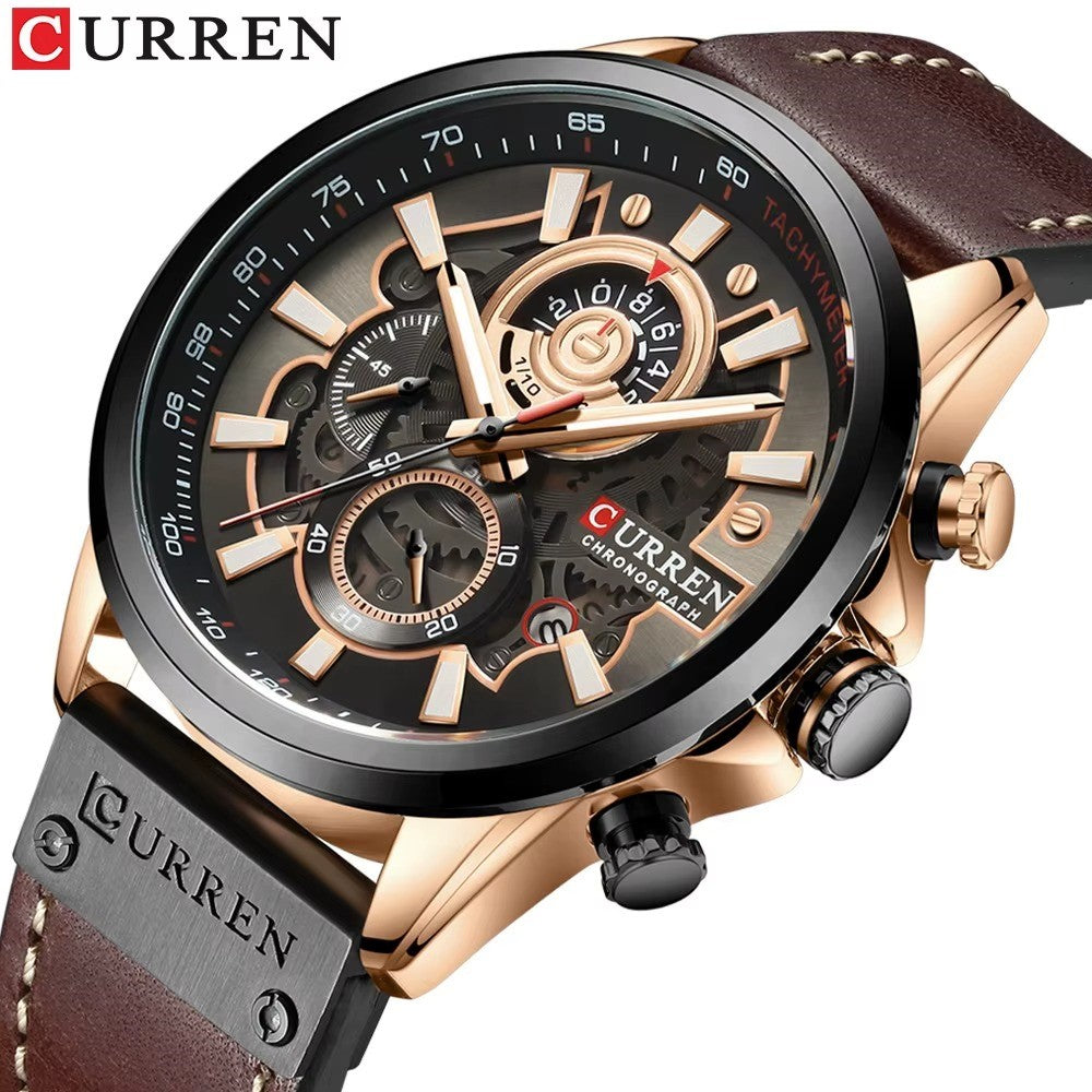 Curren Men's Sport Luxury Chronograph Waterproof Wristwatch