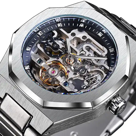 Silver Luxury Luminous Men's Watch