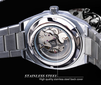 Silver Luxury Luminous Men's Watch