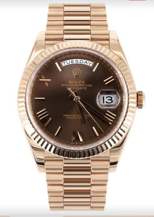 Rose Gold Quartz Men's Watch