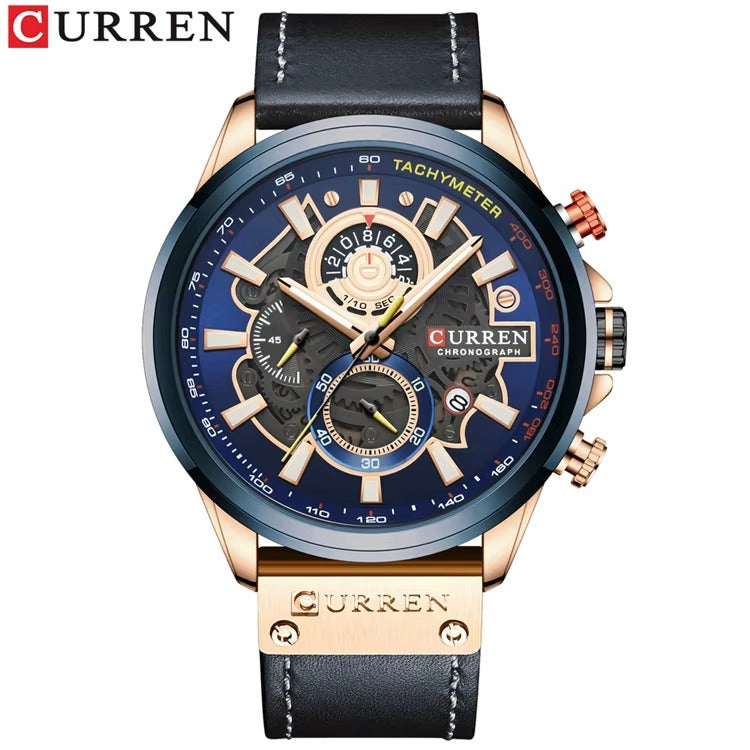 Curren Men's Sport Luxury Chronograph Waterproof Wristwatch